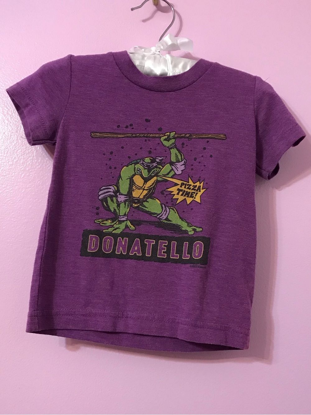 Homage Purple TMNT Teenage Mutant Ninja Turtles Donatello Kids T-Shirt size 2